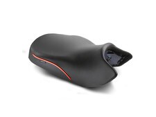 Check out the World Sport Performance Aftermarket Front Motorcycle Seat with CFX and Red Welt for the BMW R 1300 GS.